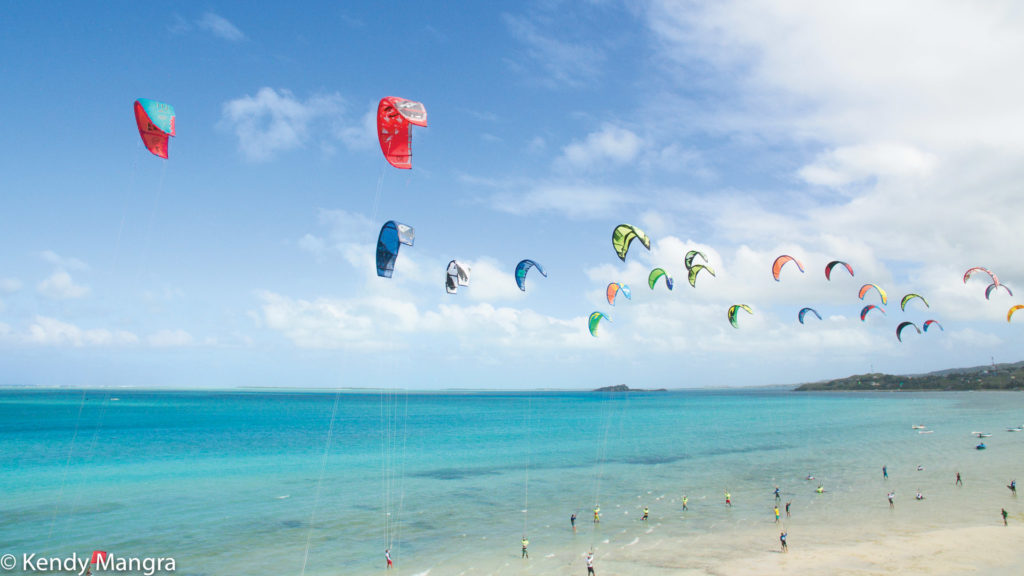 Kitesurfing på Mauritius